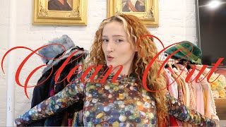 Spring Cleaning  closet declutter  try on haul [upl. by Annaohj160]