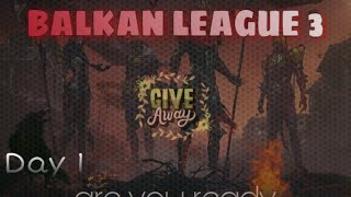 BALKAN LEAGUE 3 DAY 1 Garena Free FireBalkan Tournament [upl. by Antonino]