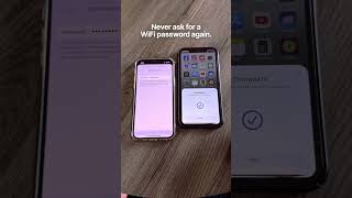 Never ask for a WiFi password again iOS iphonetips [upl. by Ramonda575]