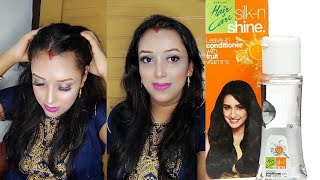 Hair amp care silk n shine how to apply and review [upl. by Paza]