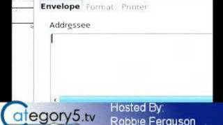 Printing Envelopes in OpenOfficeorg Writer [upl. by Norven]