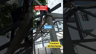 Fabrication Work on process double tile roofshortsyoutube home civil houseforsale rooftiles [upl. by Iral]