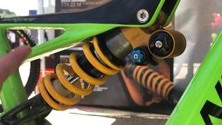 Ohlins TTX 22 M How to adjustset up  Sea Otter Classic 2018 [upl. by Namqul597]