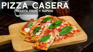 RECETA DE PIZZA CASERA FACILITA  RECETA DE ACOMERPE [upl. by Alliscirp324]