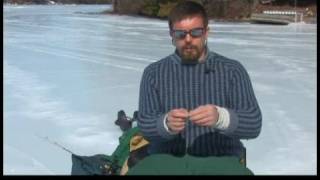 Ice Fishing Skills  Ice Fishing Skills Double Rig on a Jig Rod [upl. by Low]