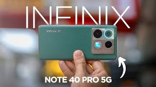 Infinix Note 40 Pro 5G  First Look with Review  20W Magcharge⚡️Halo Light [upl. by Eyeleen]