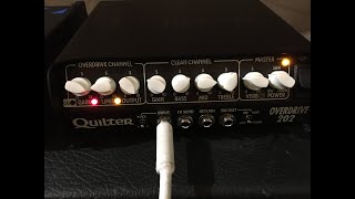 Quilter Overdrive 202 Demo Transitioned over from a Peavey 6505 [upl. by Haldi]