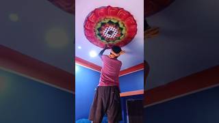 ceiling painting flower desing [upl. by Amerak]