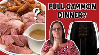 Can You Cook Your A Gammon Dinner In The Air Fryer Gammon Potatoes amp Veggies All Cooked Together [upl. by Garland497]