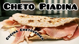 Piadine Chetogeniche Semplici e veloci Solo 2 ingredienti Ricetta Chetogenica CucinaChetogenica [upl. by Pozzy]