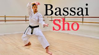 Kata Bassai Sho Full Tutorial [upl. by Yetak]