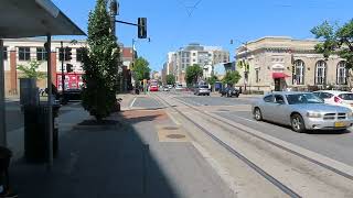 Washington DC DC Streetcar 102 Czech Republic Inekon model 12 Trio2007 On H Street Line [upl. by Torray903]