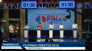 FULL VIDEO Pilipinas Debates 2016 in Cagayan De Oro [upl. by Rhtaeh]