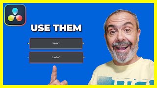 Davinci Resolve Saver and Loader Nodes in Fusion [upl. by Jelks]