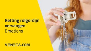 Ketting rolgordijn vervangen Emotions  Veneta Helpt [upl. by Arahat]