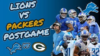 LIONS VS PACKERS POSTGAME WEEK 9 [upl. by Tnecnivleahcim]