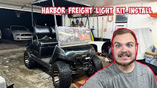 Harbor Freight Light Bar install on the Pit Vehicle [upl. by Daas]