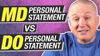 Can I Use the Same Personal Statement for MD and DO  AACOMAS Personal Statement [upl. by Iny801]