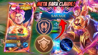 META BARU SEMUA PRO PLAYER CLAUDE PAKE INI PANTES TERLALU GILA EMBLEM INI BUAT CLAUDE  MLBB [upl. by Tnelc]