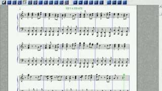 HES A PIRATE PIANO MUSIC ON FINALE NOTEPAD [upl. by Adaha847]