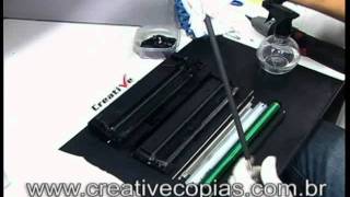 Video Aula Recarga do Toner Samsung ML1865W ML1865W ML1865 Toner D104S [upl. by Egreog954]