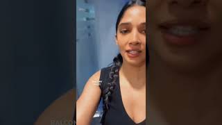 Nyla Usha 🖤 dubai actress balconyticket nylausha [upl. by Lissak201]