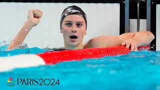 Summer McIntosh comes out on top in WILD womens 200m IM at Paris Olympics  NBC Sports [upl. by Hnahc]