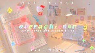 overachiever ✏️ academic life  intelligence 800 improvements 📚 [upl. by Colwen321]