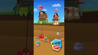 MOANA 2 gold digging game Rank Up Challenge  moana maui rankup shorts catnap levels [upl. by Atteynot]