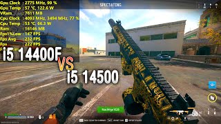 Call of Duty Warzone  i5 14400F VS i5 14500  RTX 4060 Ti  February 2024 [upl. by Oludoet503]