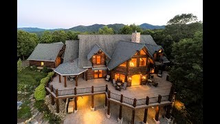 Spacious Luxury Log Cabin with Fabulous Vistas of The Great Smoky Mountains [upl. by Nhguaved827]