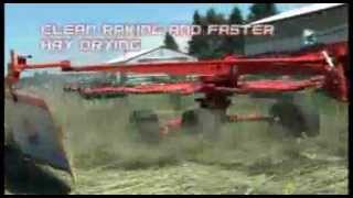 Kuhn GA 4220 and 4221 Rotary Rakes [upl. by Reinal]