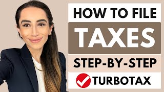 How To File Taxes In Canada  TurboTax Tutorial [upl. by Odragde489]