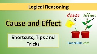 Cause and Effect  Tricks amp Shortcuts for Placement tests Job Interviews amp Exams [upl. by Araiek]