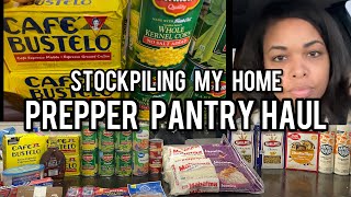 WALMART PREPPER PANTRY HAUL DOLLAR TREE PREPPER PANTRY HAUL [upl. by Johnson839]