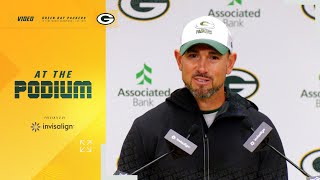 Matt LaFleur provides update on QB Jordan Love C Josh Myers [upl. by Moersch466]