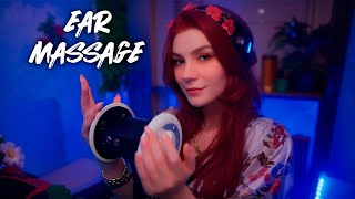 ASMR Oil Ear Massage for Deep Relaxation 💎 No Talking Light music [upl. by Anahsirk125]