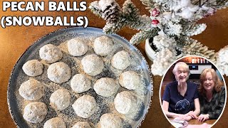 PECAN BALL COOKIES In The Kitchen With My Mom [upl. by Etnahsal844]