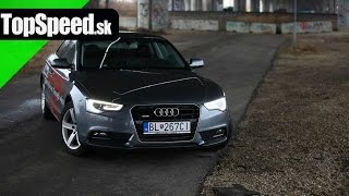 Test Audi A5 20 TFSI quattro TopSpeedsk [upl. by Atteragram925]