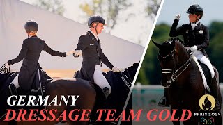 Equestrian Germany Win Dressage Team Gold  Isabell Werth 13th Total Olympic Medal [upl. by Deane]