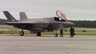 F35 B Lightning II Demo 2016 Cherry Point [upl. by Lyrradal372]