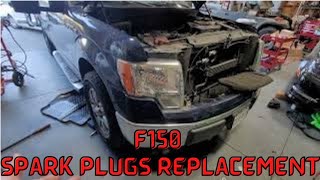 2012 f150 spark plugs replacement 37 v6 [upl. by Ailyt899]