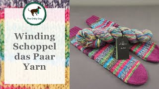 Winding Schoppel das Paar Yarn [upl. by Solakcin375]