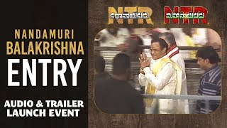 Nandamuri Balakrishna Superb Entry  NTR Biopic Audio Launch [upl. by Francine]