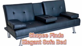 Flotti Valence Sofa Bed  Elegant Sofa Bed  Shopee Finds [upl. by Esinaj]