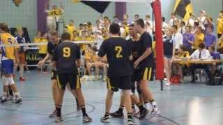 AIC first VI volleyball 2014  St Laurences College vs Marist College Ashgrove [upl. by Llerrah]