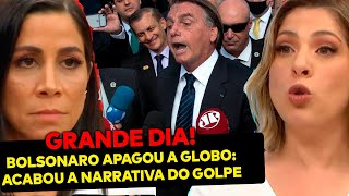 AGORA Narrativa do golpe é enterrada Bolsonaro jantou toda a militância da Globo ao vivo [upl. by Naujud]