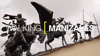 4K Walking Manizales Colombia From Plaza de Toros to Monumento a los Colonizadores 2019 [upl. by Noret]