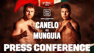 CANELO ALVAREZ VS JAIME MUNGUIA PRESS CONFERENCE LIVESTREAM [upl. by Dust]