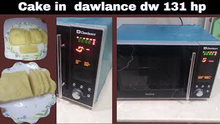 Cake in microwave oven  cake in dawlance microwave oven model DW 131 hp  cake recipe [upl. by Christabel]